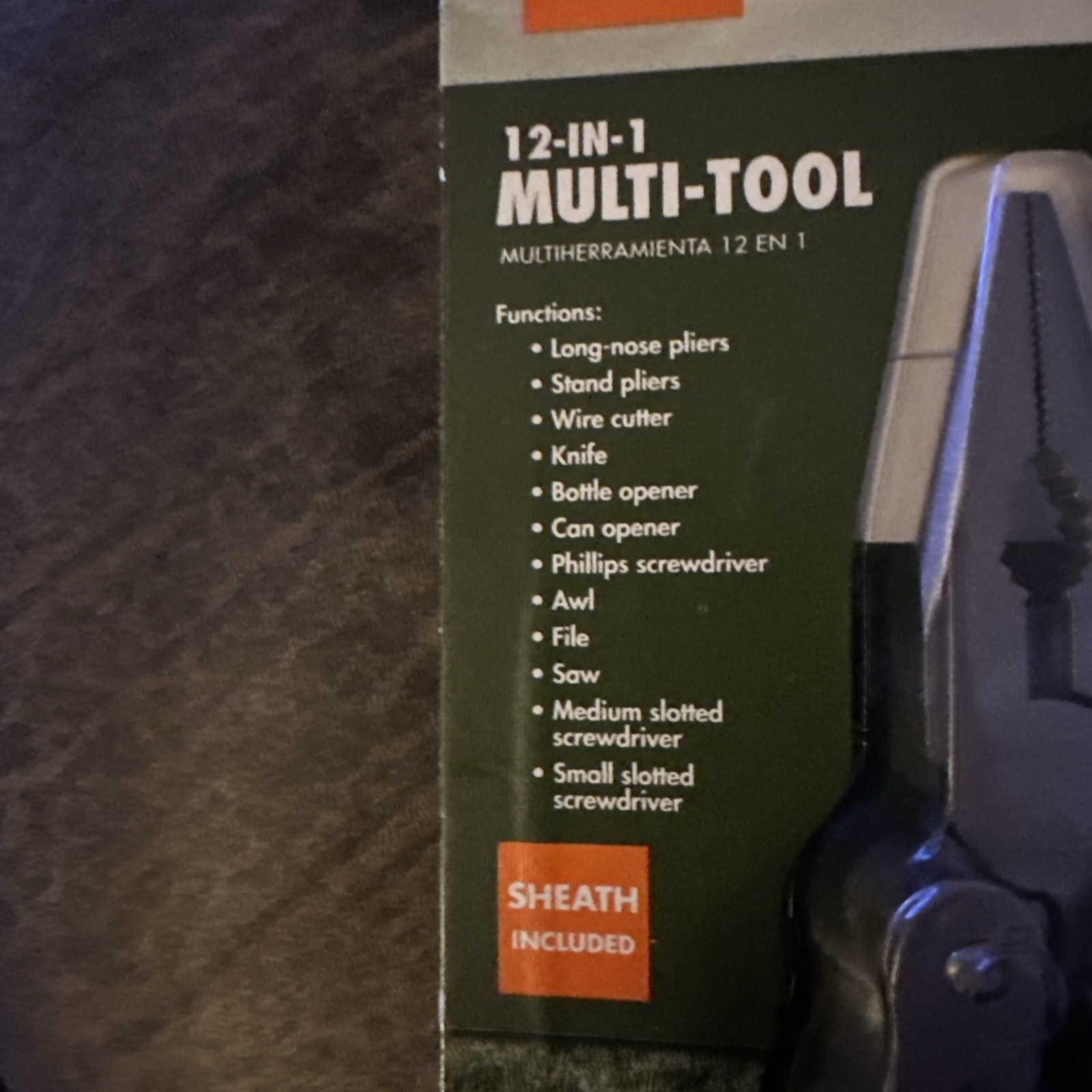 Ozark Trail 12-IN-1 Multi Tool with Sheath- Pliers Wire Cutter, Saw, Knife