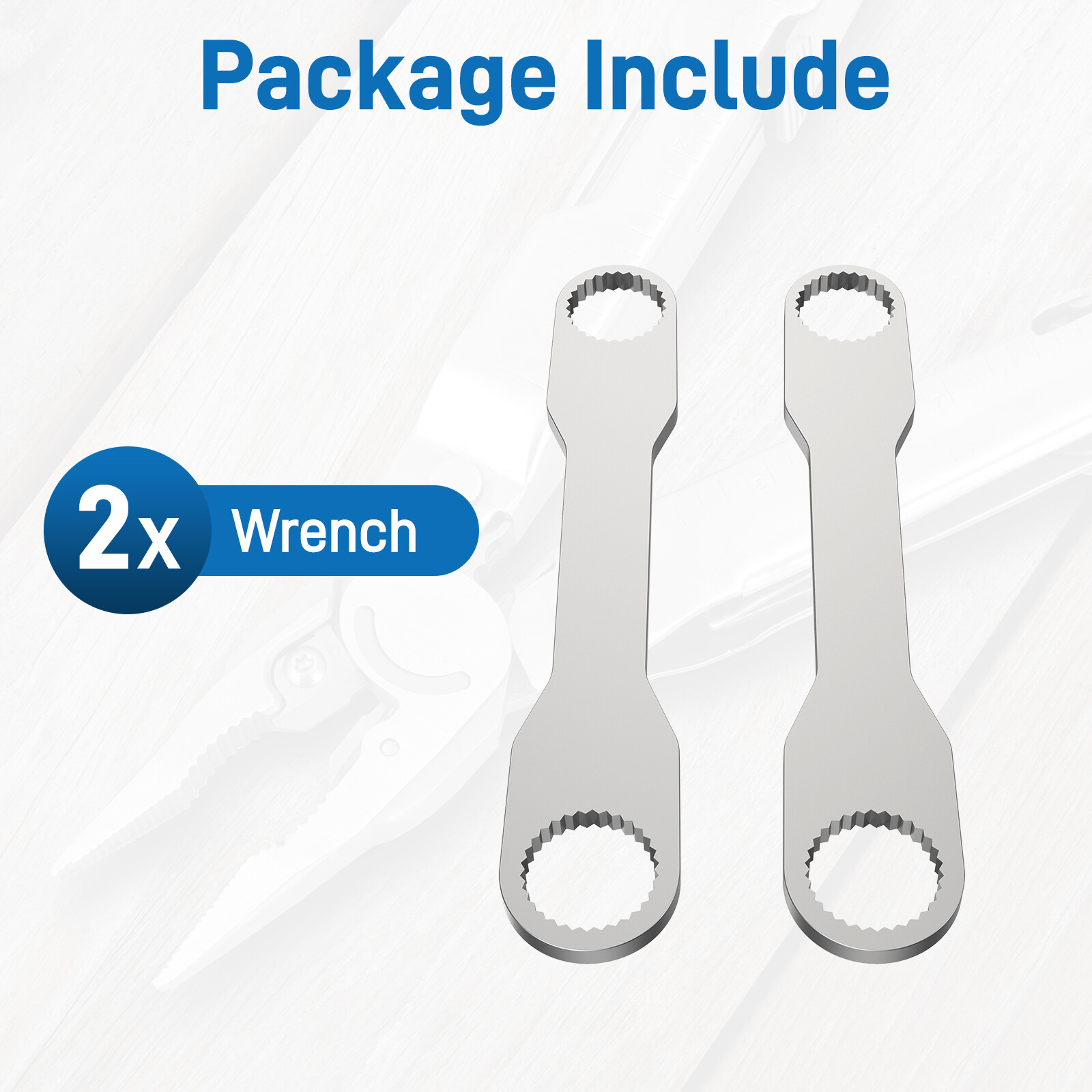 2X Slim Steel Wrench Parse Tool Spanner For Leatherman Disassembly Maintenance