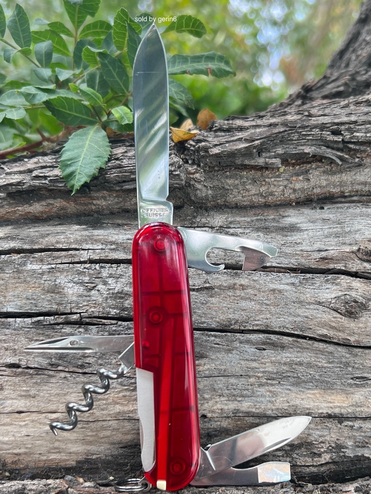 Victorinox Swiss Army Knife, Spartan Red Translucent 1.3603.T, New In Box