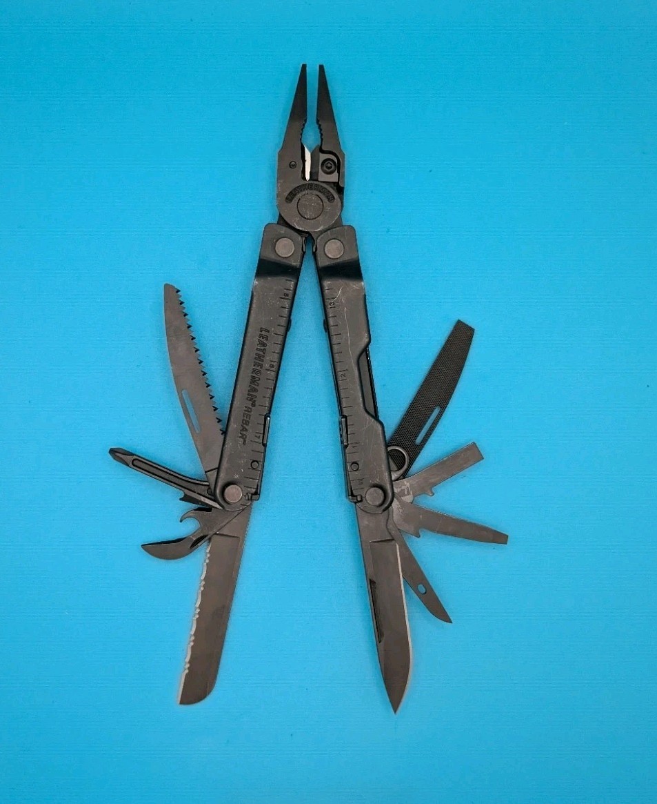 Leatherman Rebar Multi-Tool! BLACK OXIDE! WITH SHEATH!