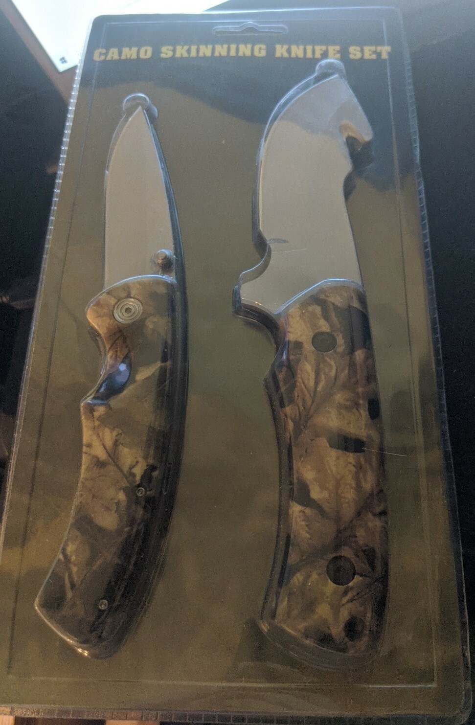Rite Edge Camo 2 Piece Combo Knife Set New in Package #210811-Set 8-1/2″ 2pc/Lot