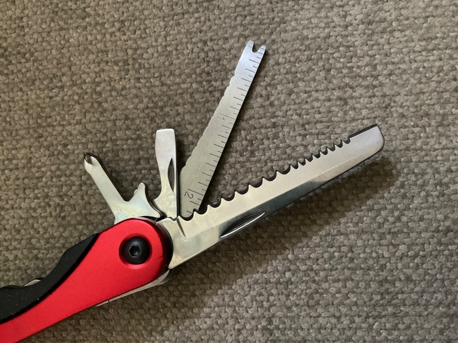Sheffield Multi-Tool Stainless Pliers + Box Cutter & Utility Pouch See Pics