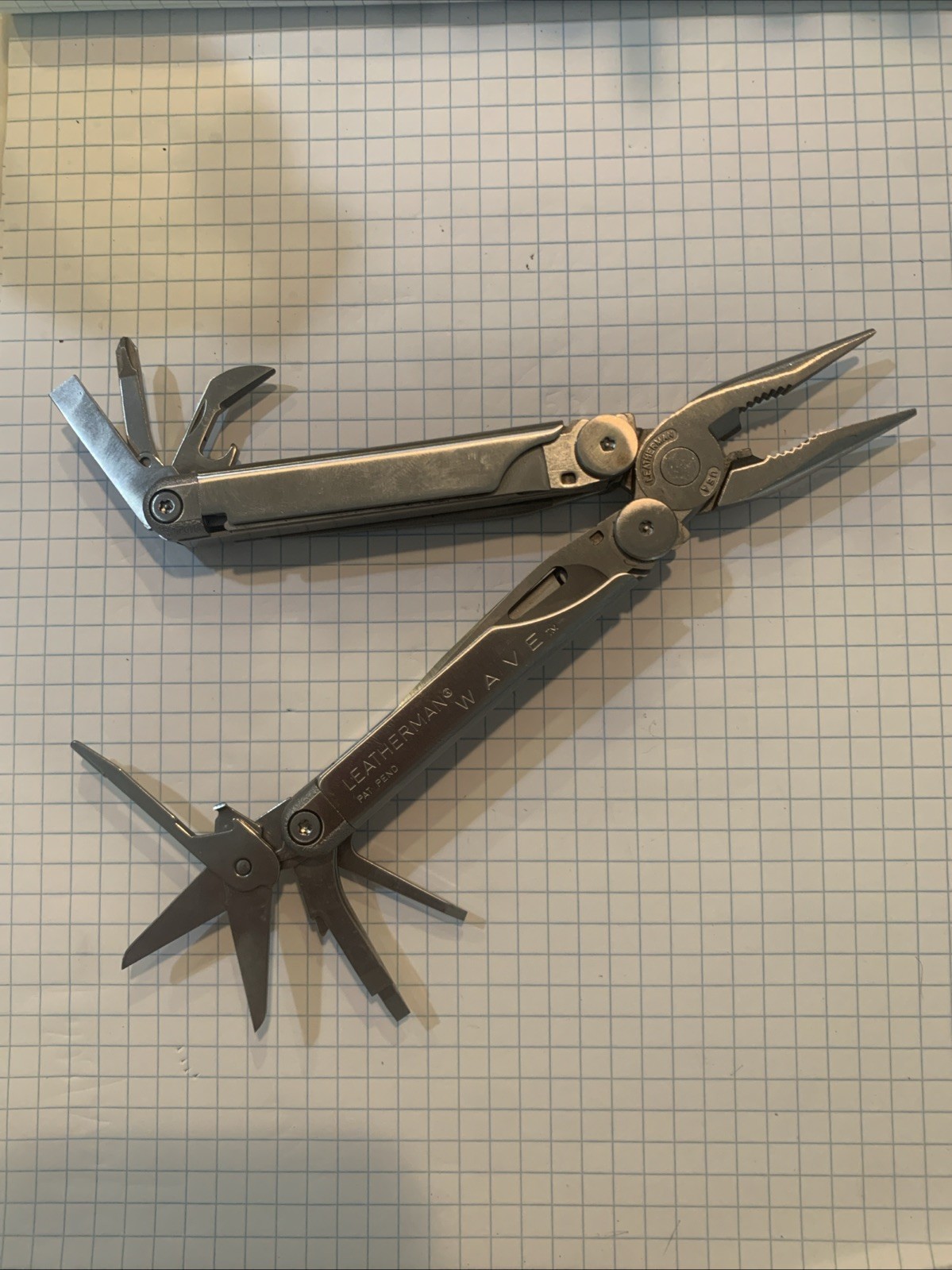 2000 Leatherman Wave Multi-Tool Knife With Sheath Very Clean 0200 Date Code