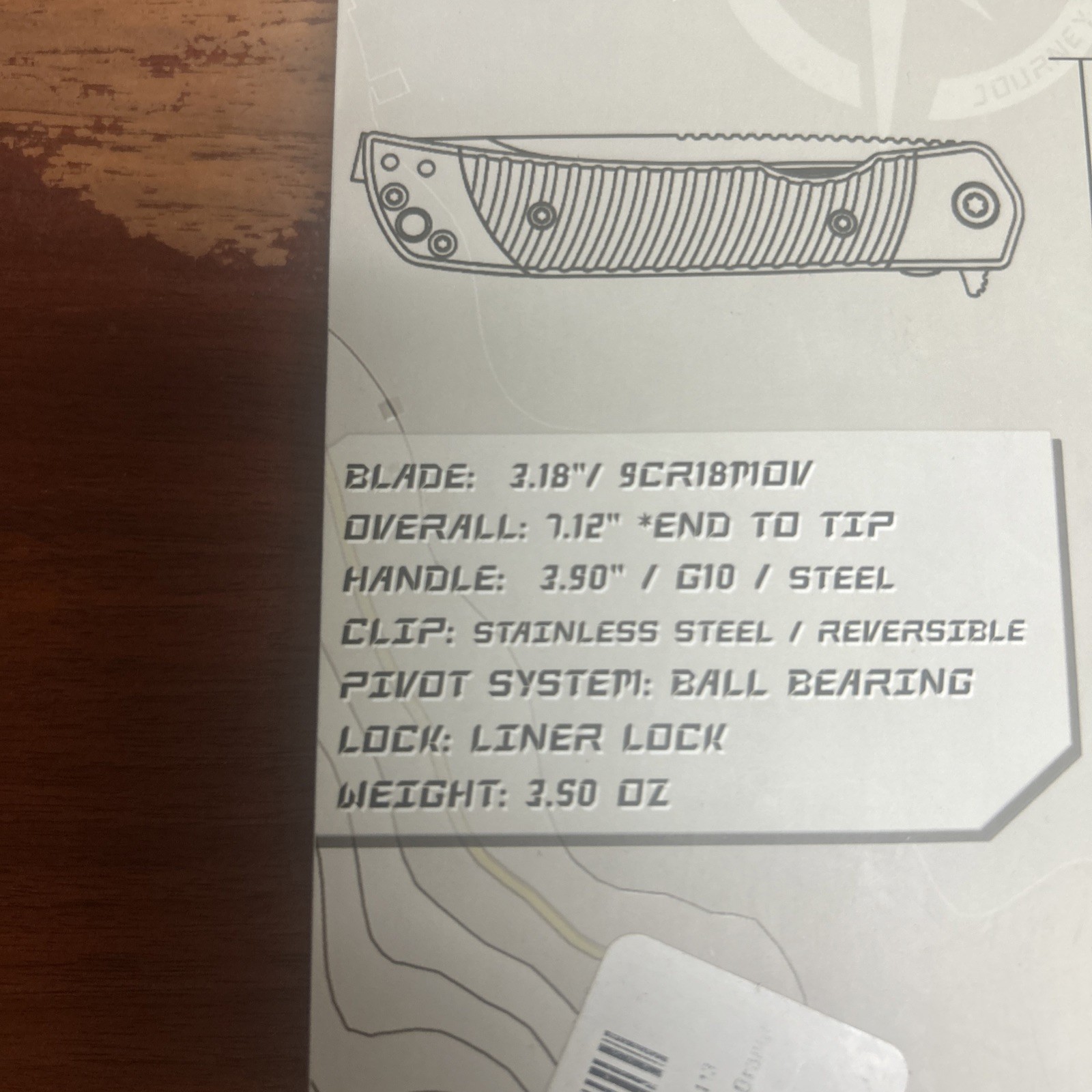 Revo Duo Multitool Knive Tanto Blade With Aux Cutter