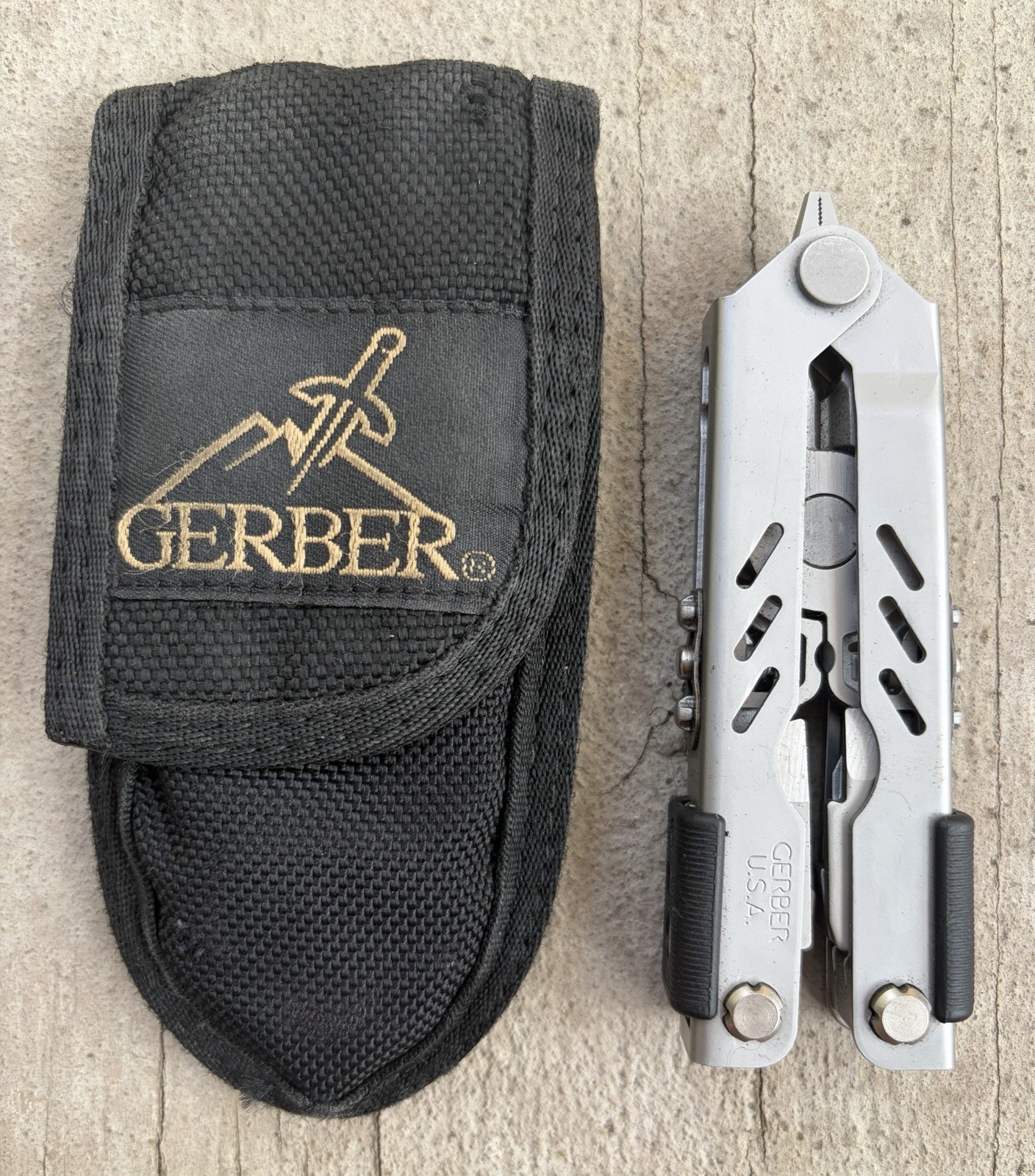 GERBER USA MP400 COMPACT SPORT EDC MULTI-TOOL PLIERS KNIFE SCISSORS & SHEATH EXC