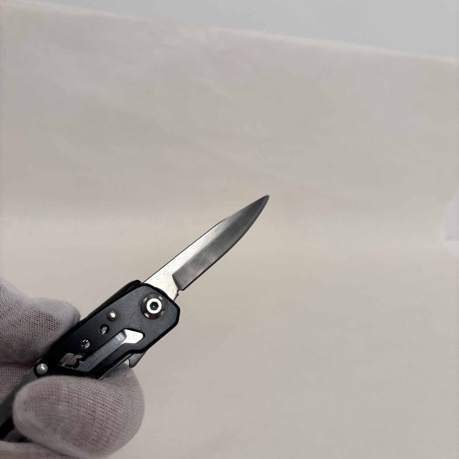 FANGFO Multi-Tool Tactical Black Heavy Duty Pocket Pliers EDC Tool w/ Pouch EDC
