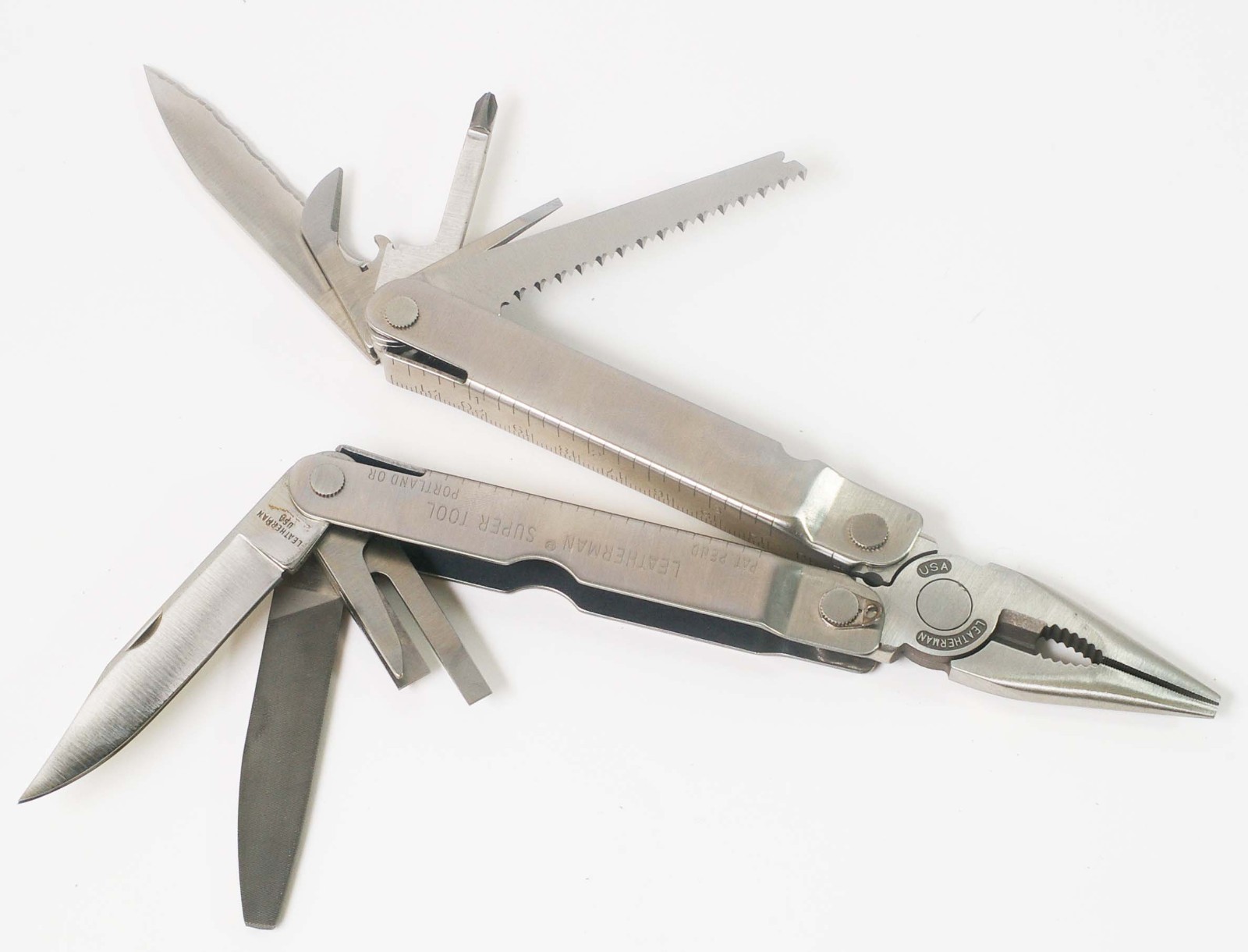 C14195~1995 LEATHERMAN SUPER TOOL & Case, Box & Instructions