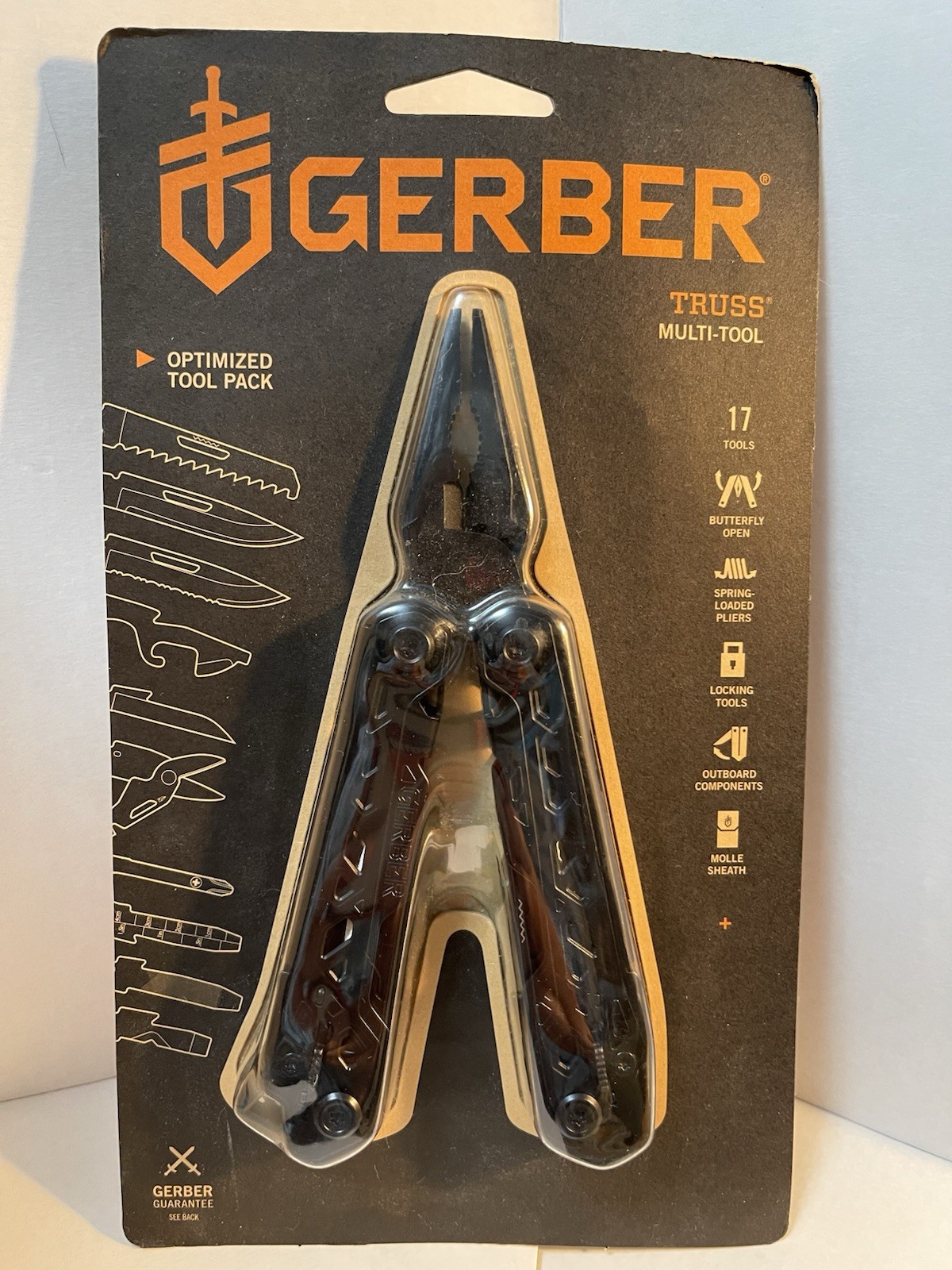 Gerber Truss 17 In-One Multi-Tool Black 31-003884 New in Sealed Package