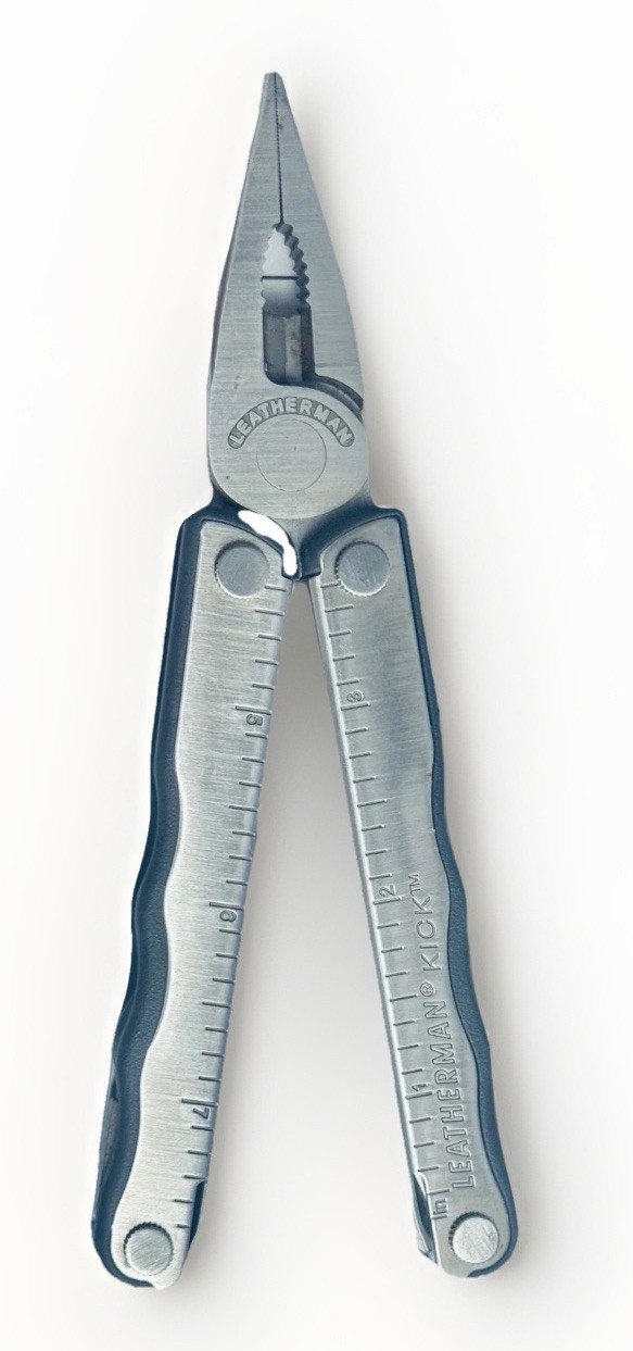 Leatherman Kick Multi Tool w/ Nylon Sheath Stainless USA Pliers Knife