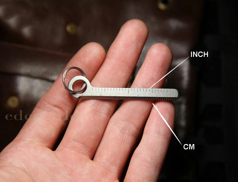 Titanium Pendant Necklace Portable Outdoor Multi Tools EDC Card Keychain