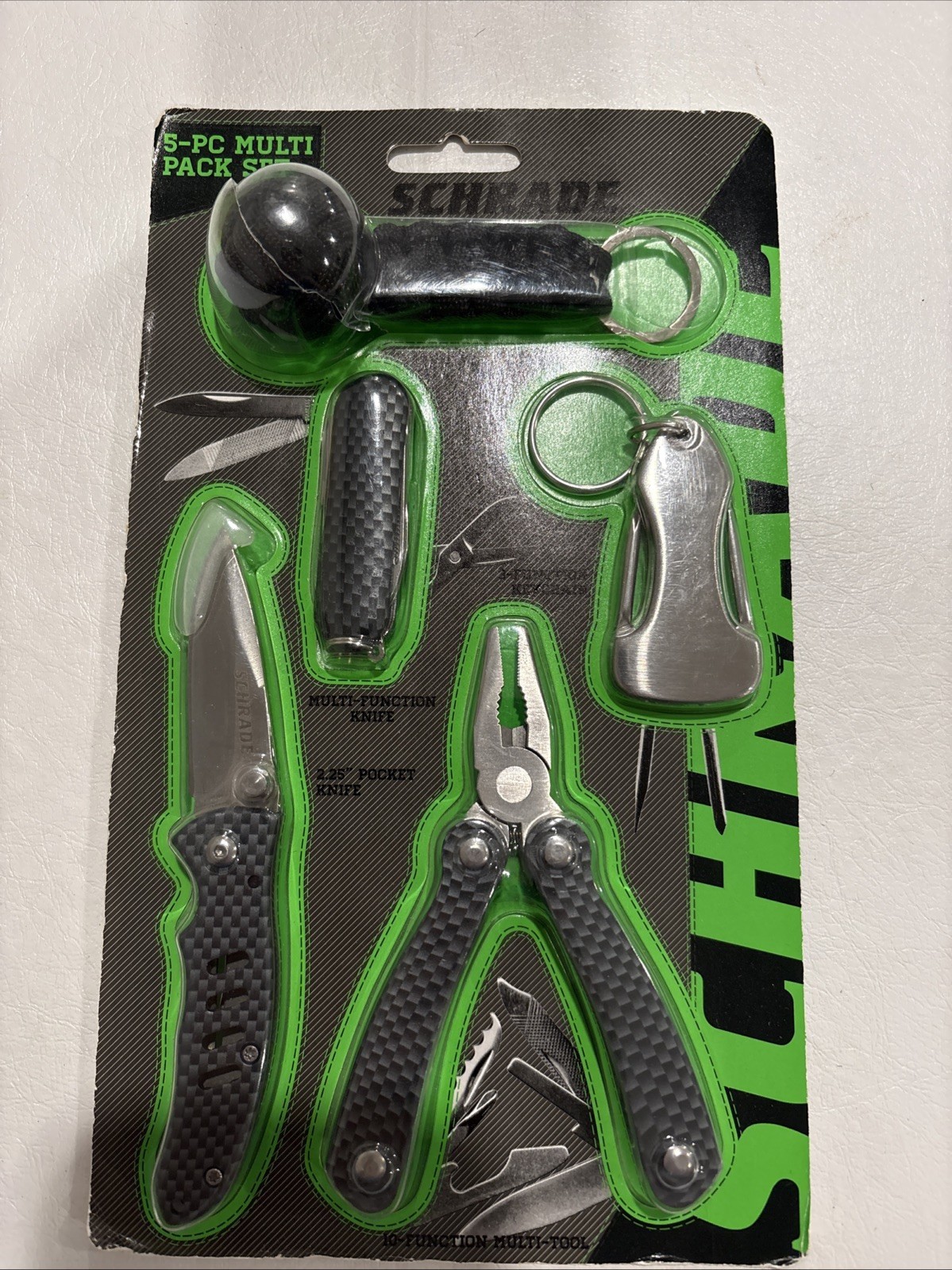Schrade Multi Tactical Tool Set 5 Pieces – NEW – Holiday Gift for Outdoors!