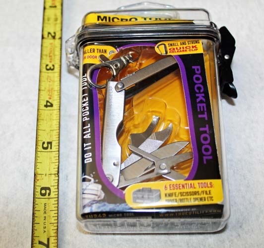 True Utility ~ MicroTool with Waterproof Case ~ New ~ Micro Multi Tool ~ TU242