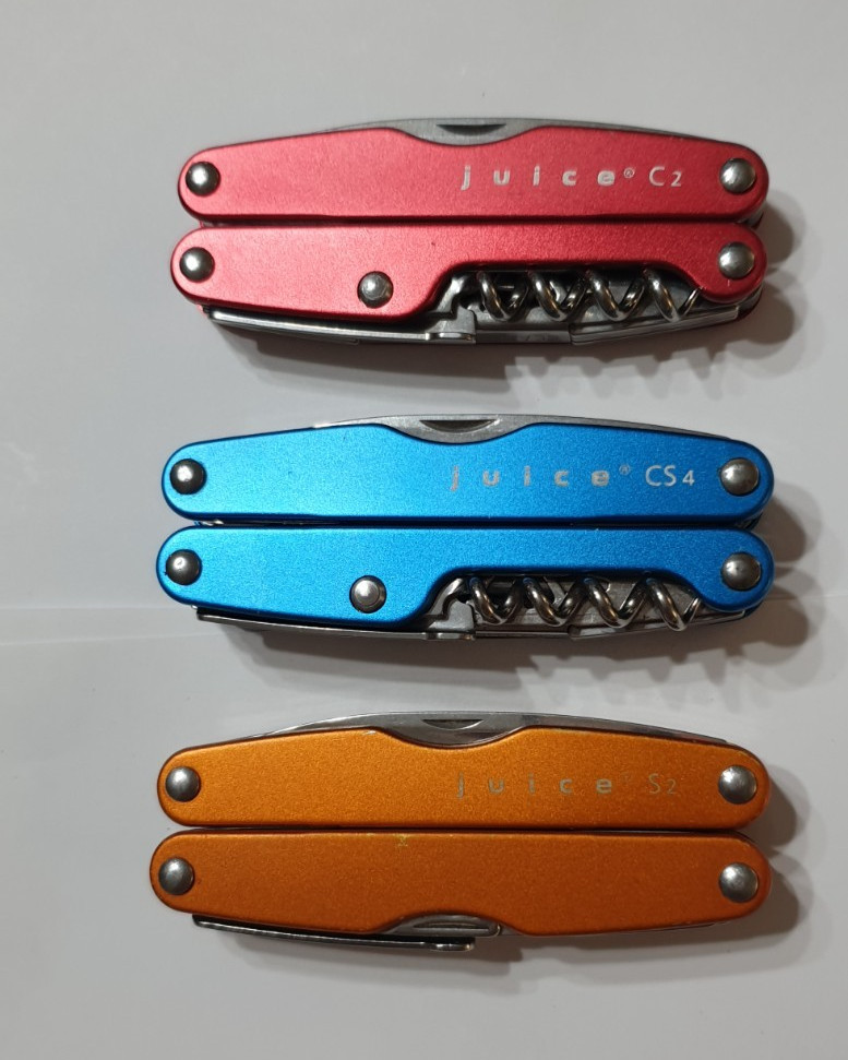 🔥 Leatherman Juice C2 S2 CS4 Set Blue Orange Red Retired MultiTool Collectable
