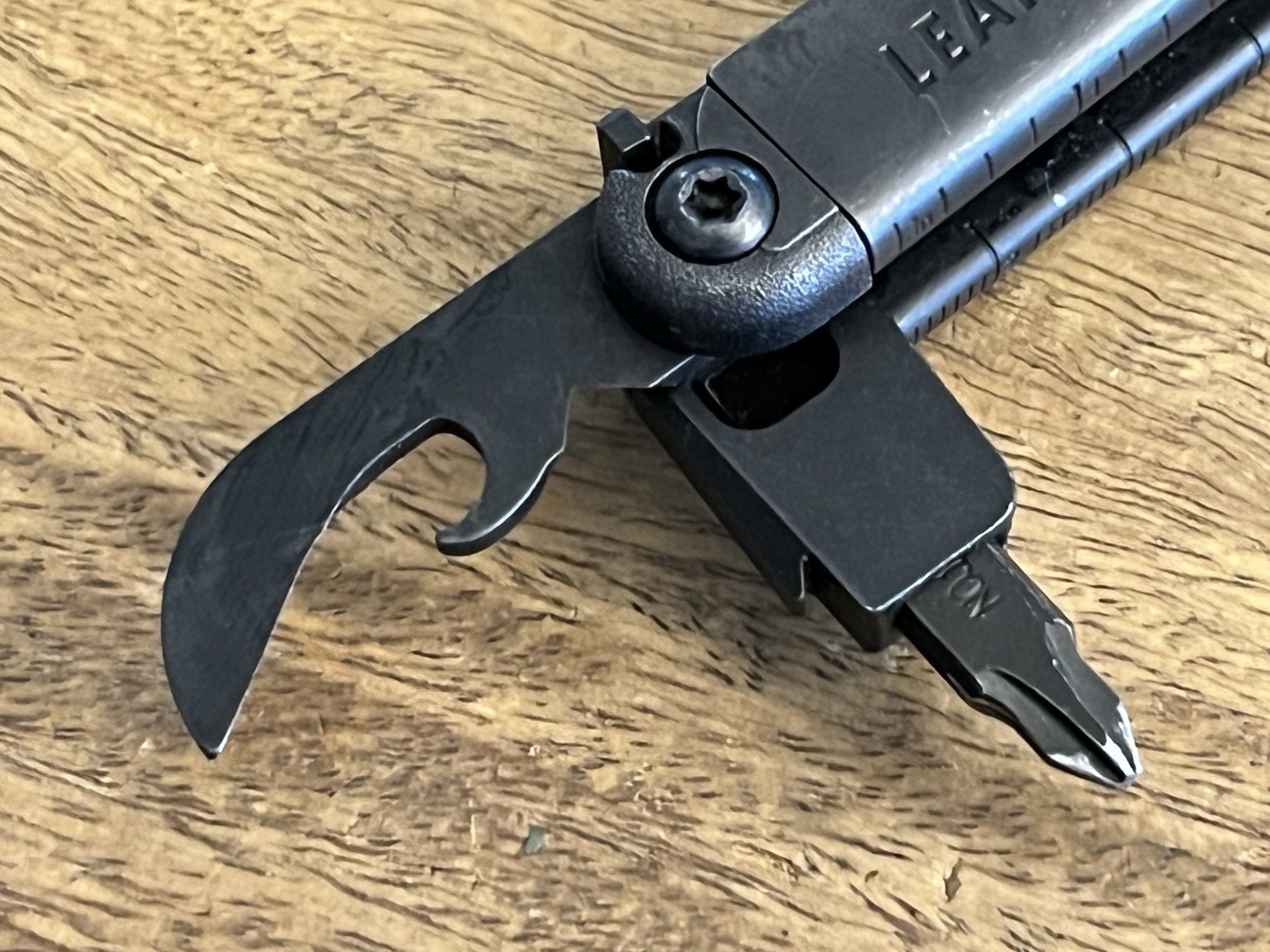 2021 Leatherman Wave Plus Black Oxide Multi-Tool EXCELLENT!!! w/Beautiful Sheath