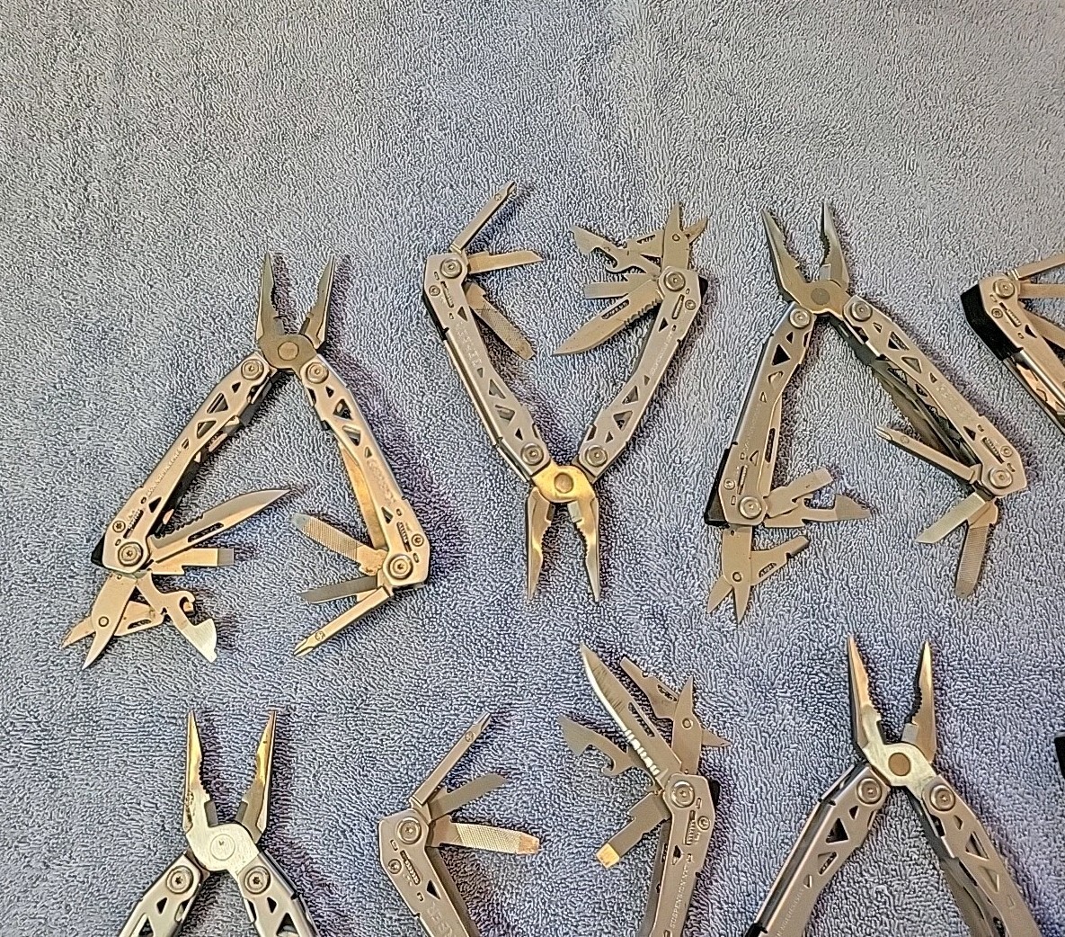Gerber Suspension NXT Multi Tools – LOT OF 12 – Pliers, Scissors, Knife, File