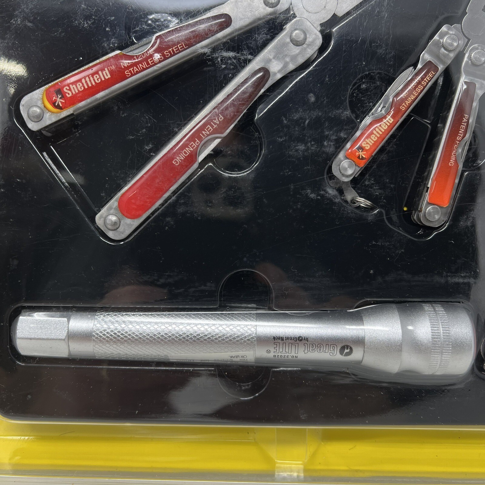 Sheffield 6 Piece Multi Function Tool Kit with Belt Pouch Included NEW IN PKG.
