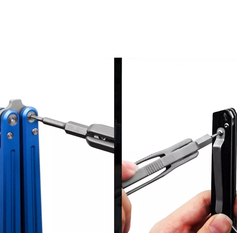 Titanium Alloy Multi Tools Bottle Opener Screwdriver EDC Outdoor Gadget Pocket