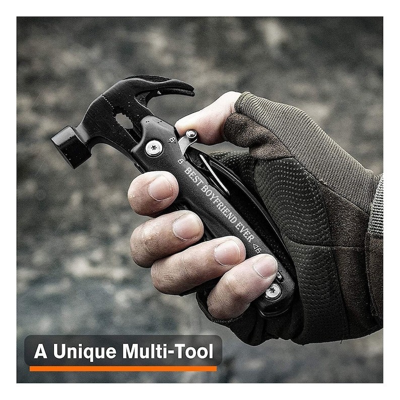 Personalized HAMMER MULTITOOL Pocket Knife Tool Groomsmen Birthday Gift for Him
