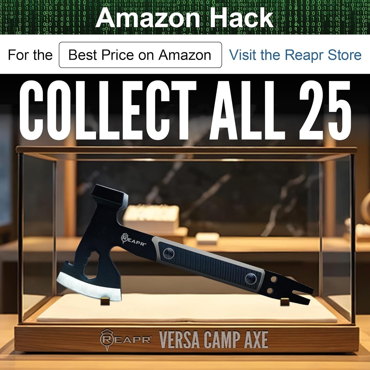 Versa Camp Axe 10.75″ Outdoor Multitool W/ Pry Bar Nail Puller Hammer Wrench Set