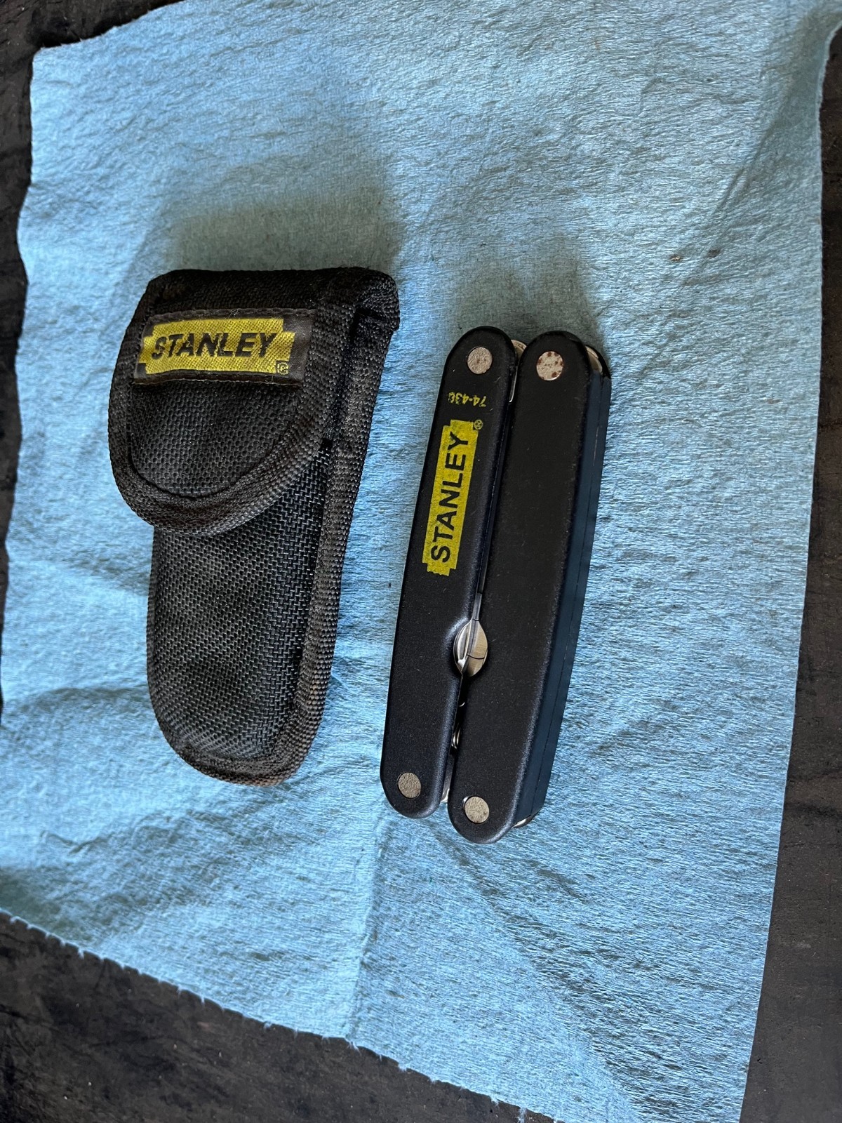 STANLEY Shears Multi Tool Stainless with Nylon Sheath 74-438 Black RARE