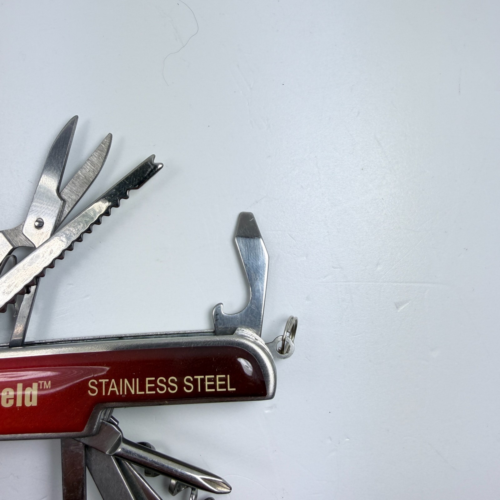 Sheffield Multi Tool Set w/ Flashlight AA Batteries & Carry Pouch Kit
