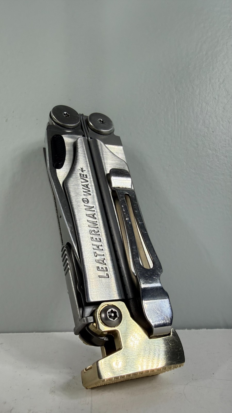 For Leatherman Wave +, BRASS Hammer Head Mod, Modification, CNC Made,Locking,CAD