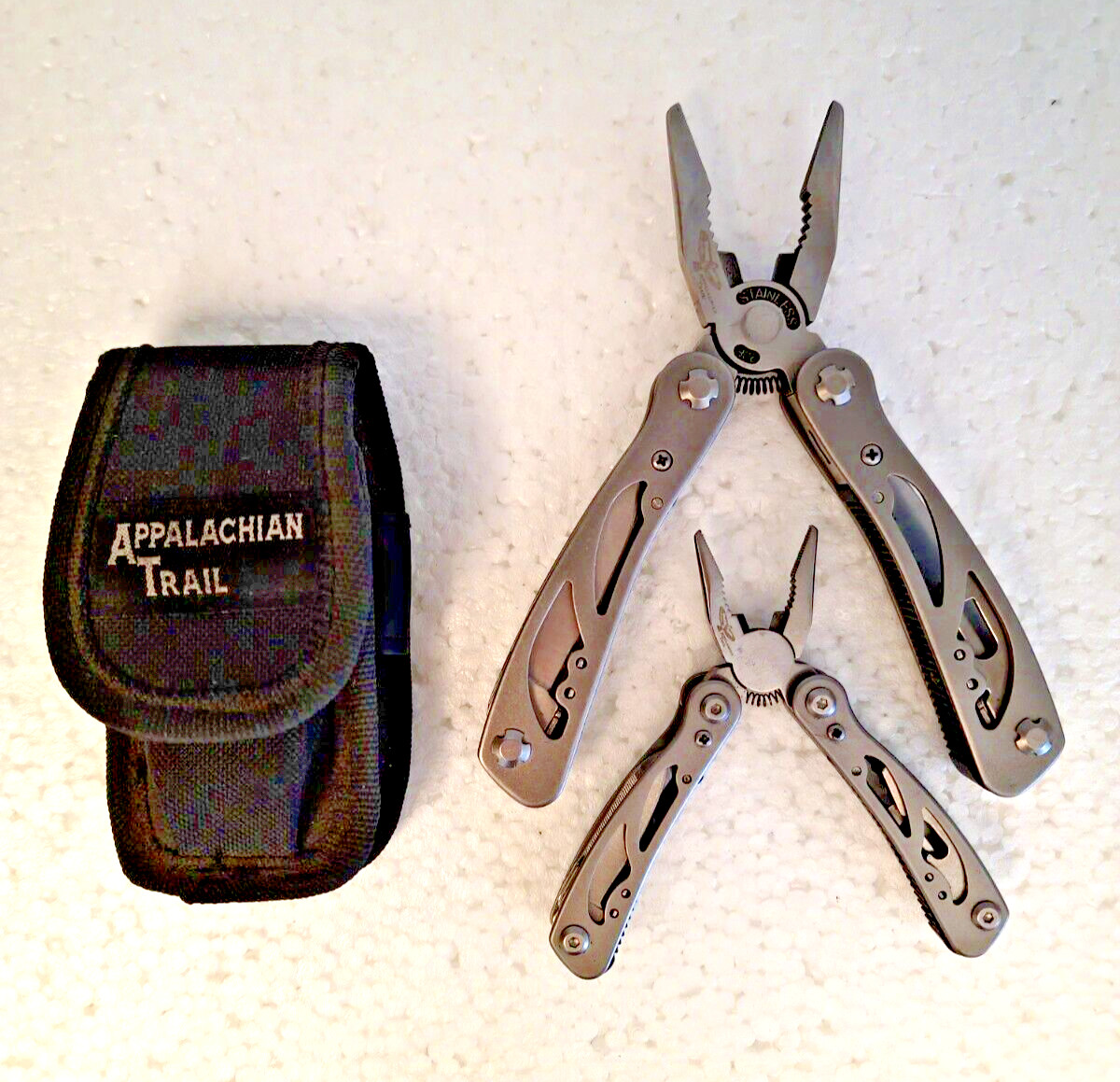 “Appalachian Trail” Stainless Multi Tool ~ Set of Two (2) ~ Large & Small