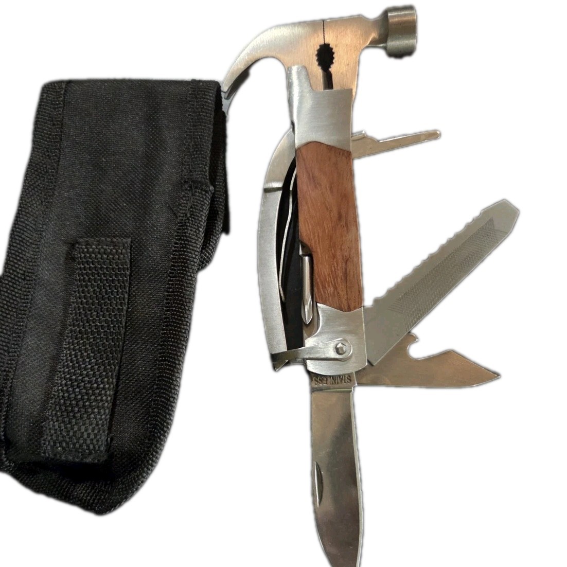 Magellan Outdoors 15-in-1 Utility Knife and 12-in-1 Multi-Tool Combo Hammer