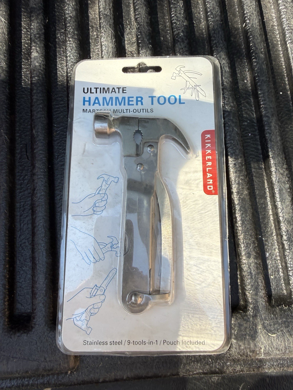 Ultimate MULTITOOL 10-In-1 Kikkerland Hammer Plier Knife Saw File Scissor ~ NEW