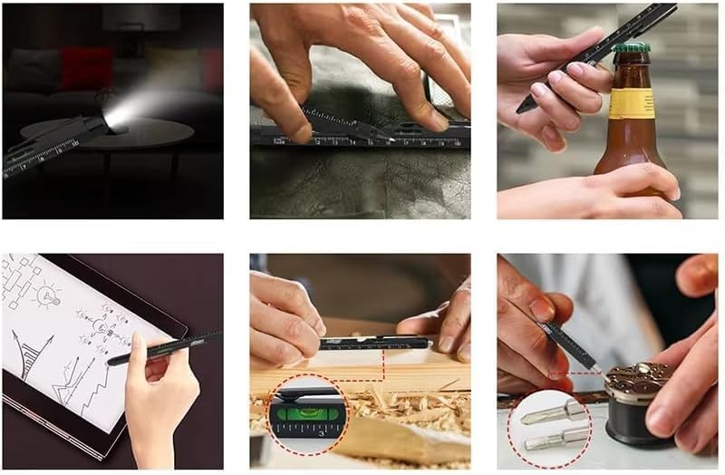 9in1 Multitool Pen Mens Cool Gadgets Fathers Day Gift Dad Grandpa Tool