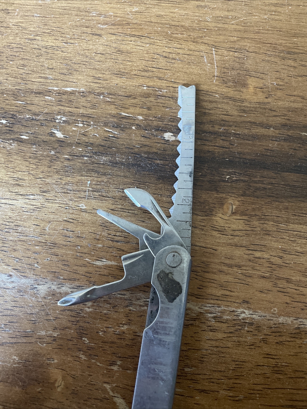 Vintage Stainless Steel Leatherman Dupe Multi-Tool, No Sheath – Silver