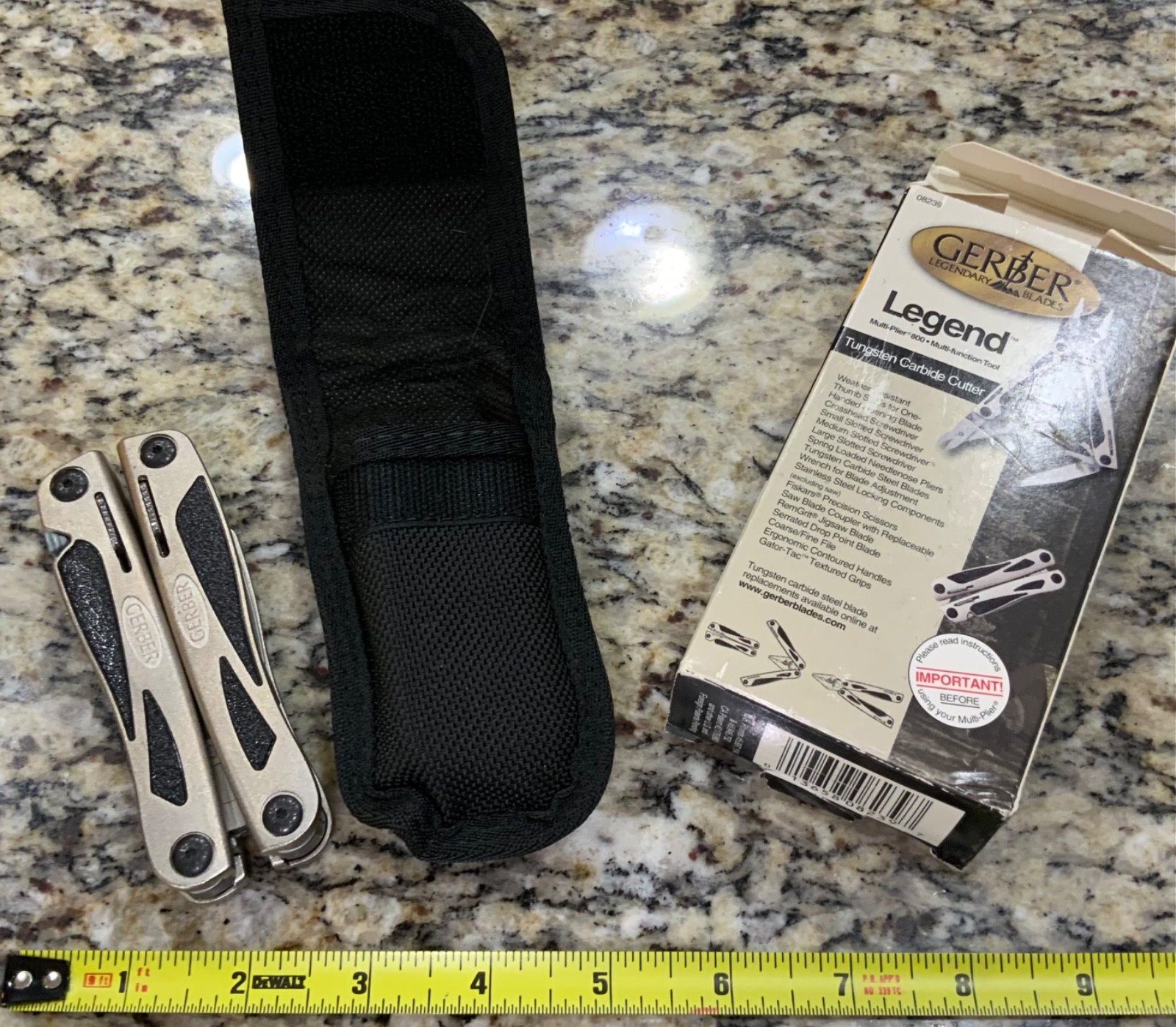 Gerber Legend MP800 Tungsten Multi Tool / Multi Plier Vintage Made in the USA