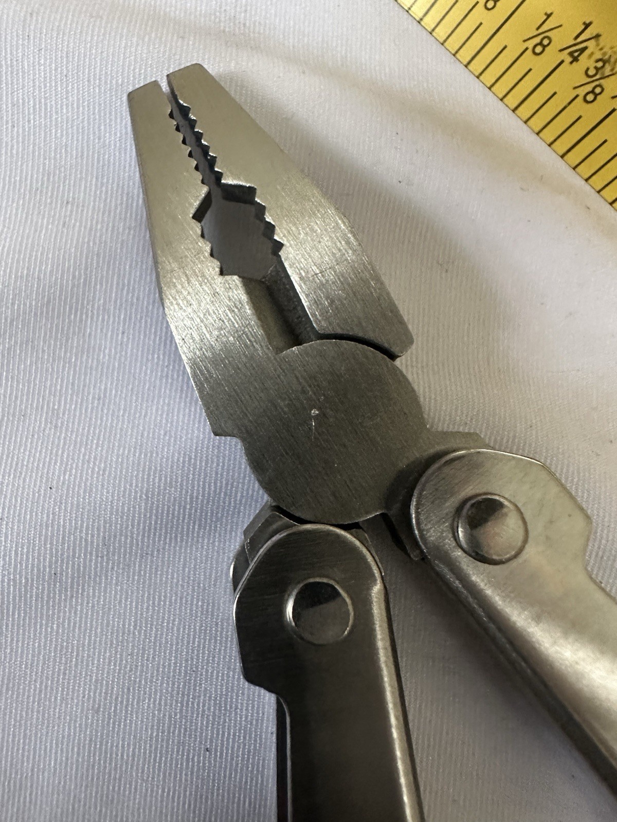 Multi-Tool 10 In 1 Folding Pliers Pocket Utility Knife w/ Sheath Branded “USAA”