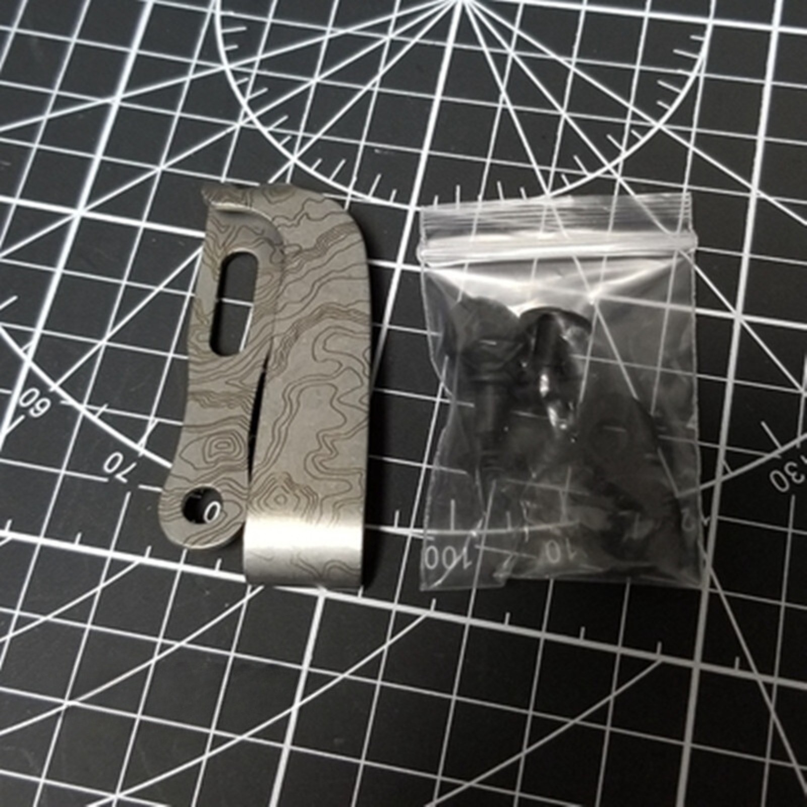 EDC Titanium Alloy Knife Back Clip Pocket Clip Tactical Outdoor Pocket Survival