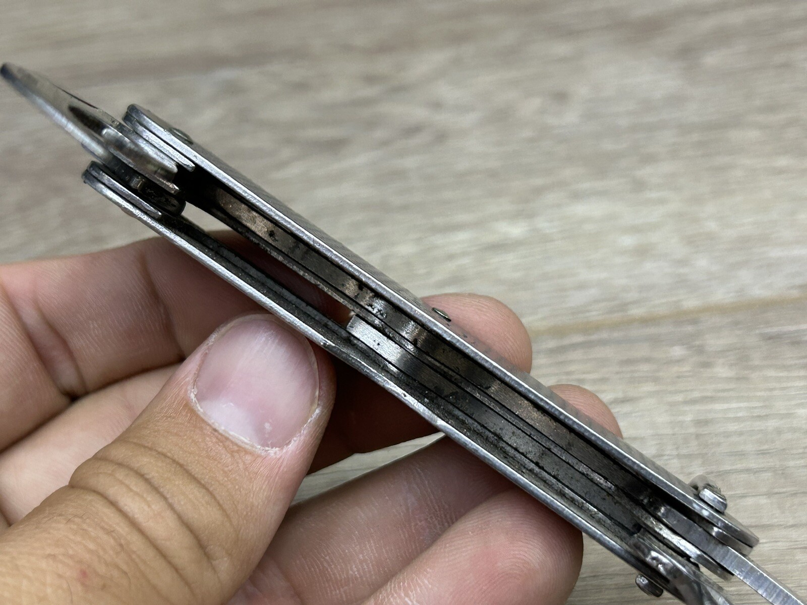 Vintage 1978 Camillus Stainless Steel Multi Tool Pocket Knife USA