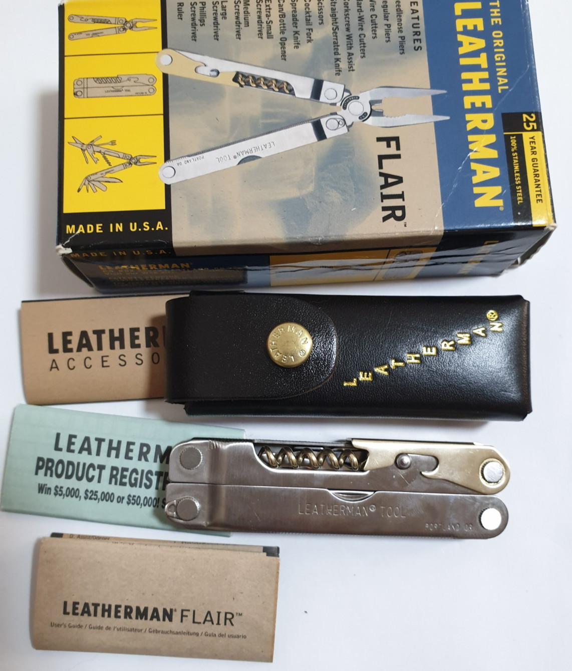 🔥🔥🔥 Leatherman Flair Rare Retired Multi Tool Collectable New In Box
