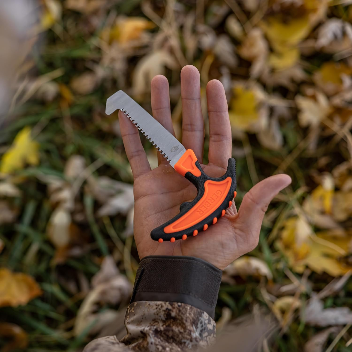 Gear Vital Pack Compact Saw, Stainless Steel Sawtooth Blade for Camping, Hunting