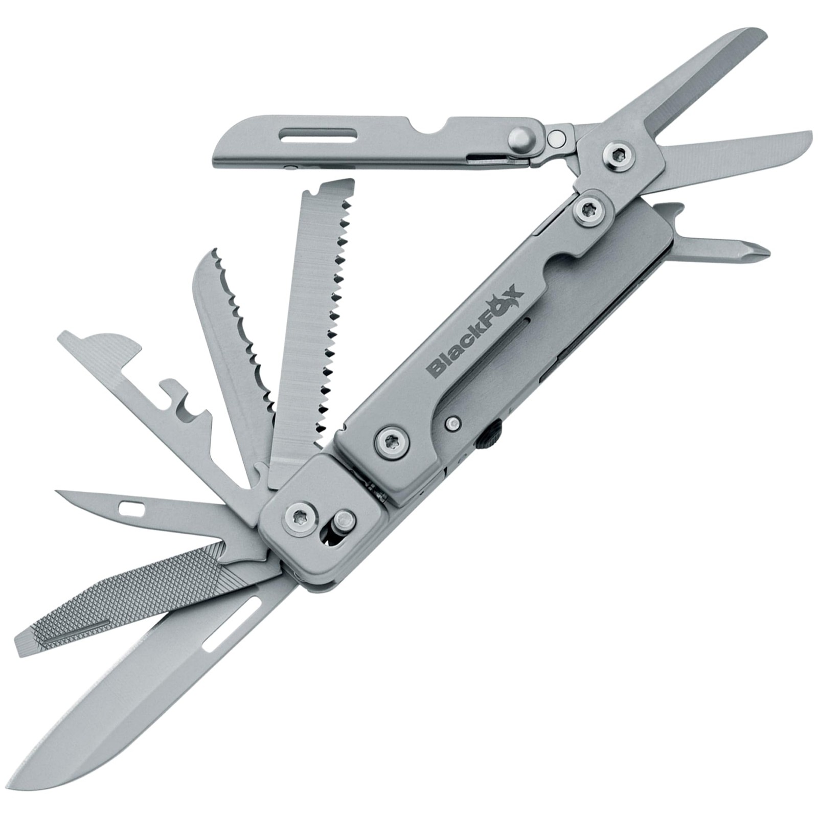 BlackFox Solver BF-207 Multi Tool 13-in-1 Stainless Steel EDC Heavy Duty Pock…