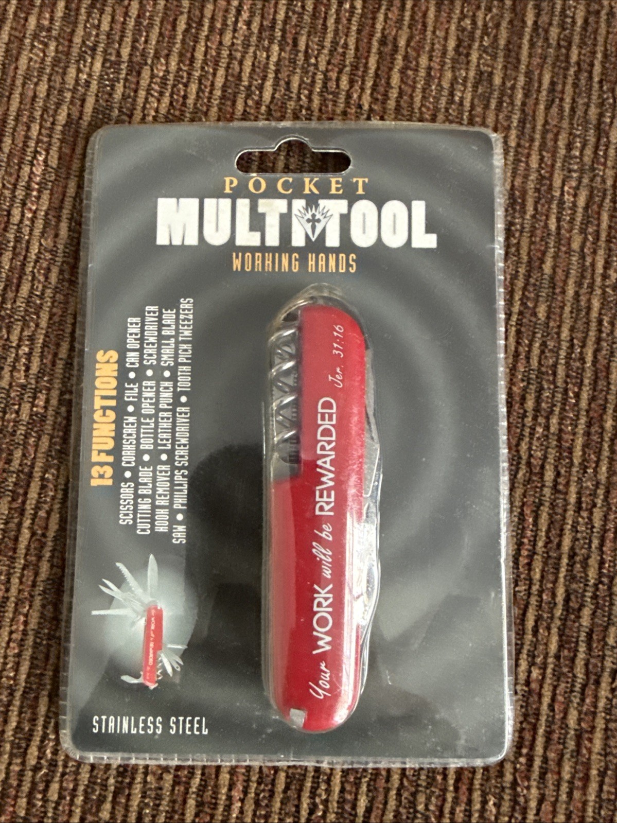 Family Christian Stores 13 Function Working Hands Pocket Multitool