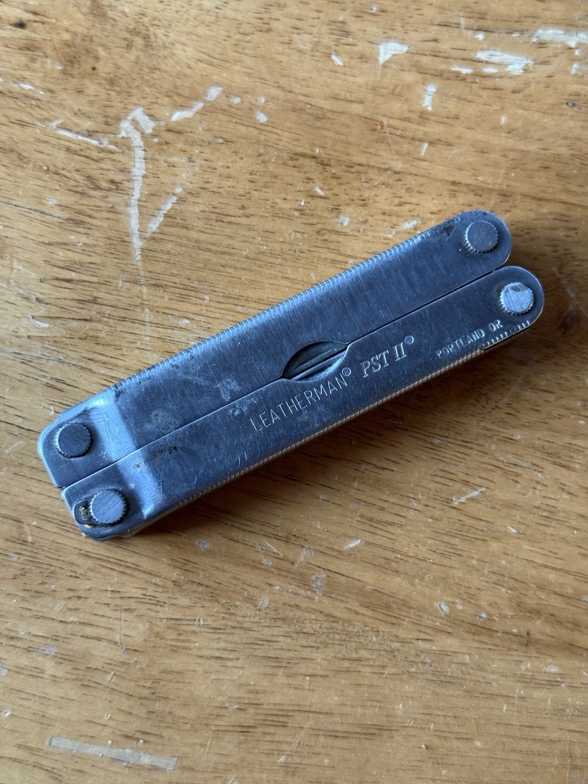 Leatherman PST II Multitool Kittery Trading Post Advertisement Stainless Used