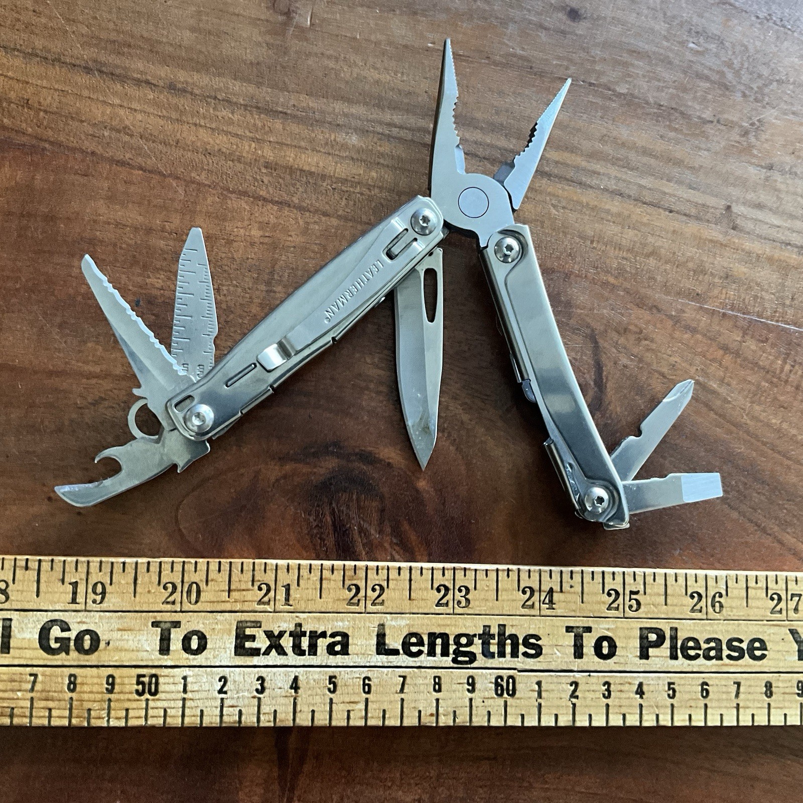 Leatherman Bolster Folding Multi-Tool Knife Plier Stainless