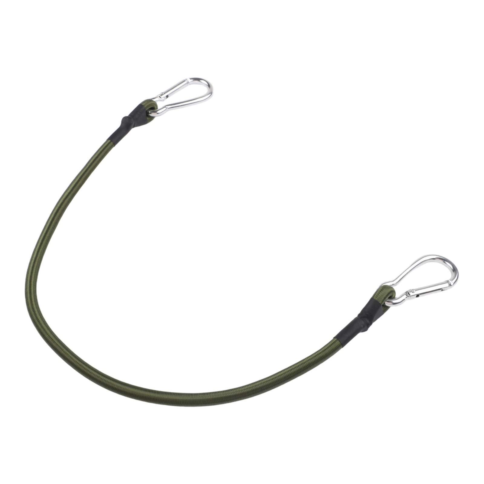 Strong Elastic Rope with Carabiner Hooks 8mm Thick for Outdoor Luggage Tie Down