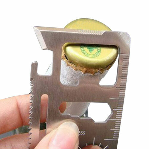 SELF-DEFENSE credit card EMERGENCY survival tactical 11 IN 1 MULTI tool/KNIFE🔥