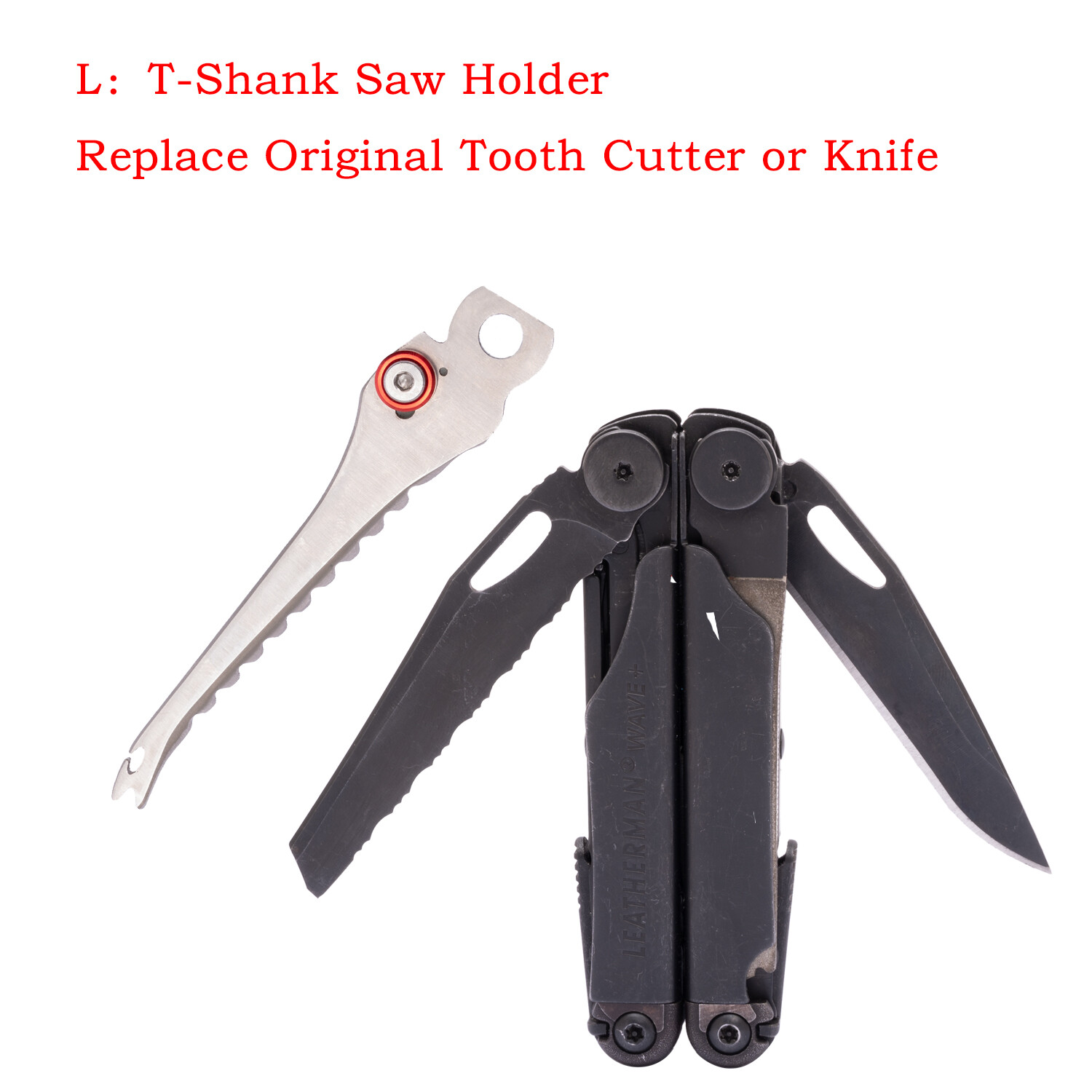 Scalpel Blade Bit Holders Saw T-Shank for the Leatherman Wave Series