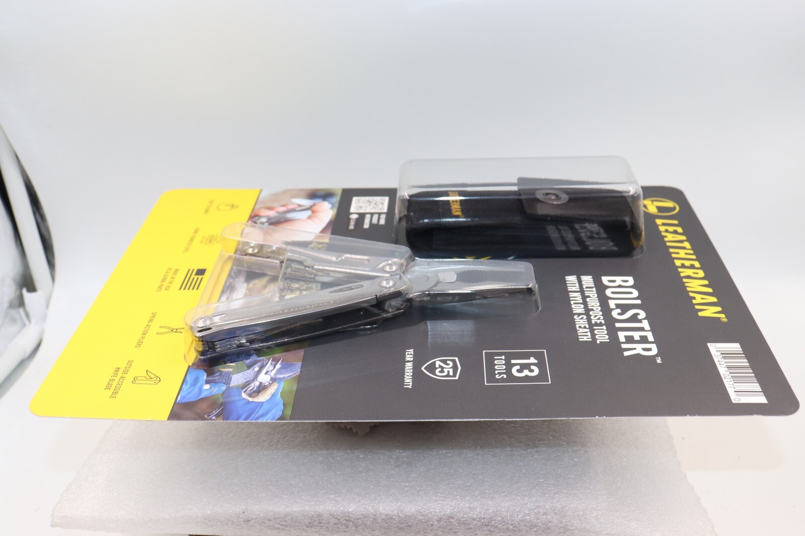 LEATHERMAN BOLSTER 13 TOOL MULTI-TOOL W/SHEATH NIB! 25 YEAR WARRANTY MADE USA