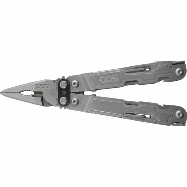 SOG PowerAccess Multi-Tool Pliers with 2.4 inch Folding Knife – Lightweight EDC