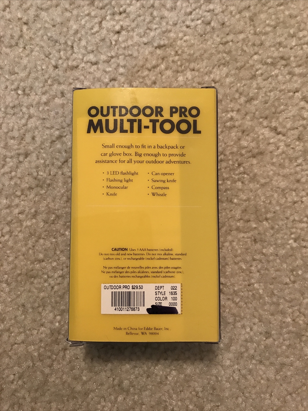 Eddie Bauer Outdoor Pro Multi Tool – NEW