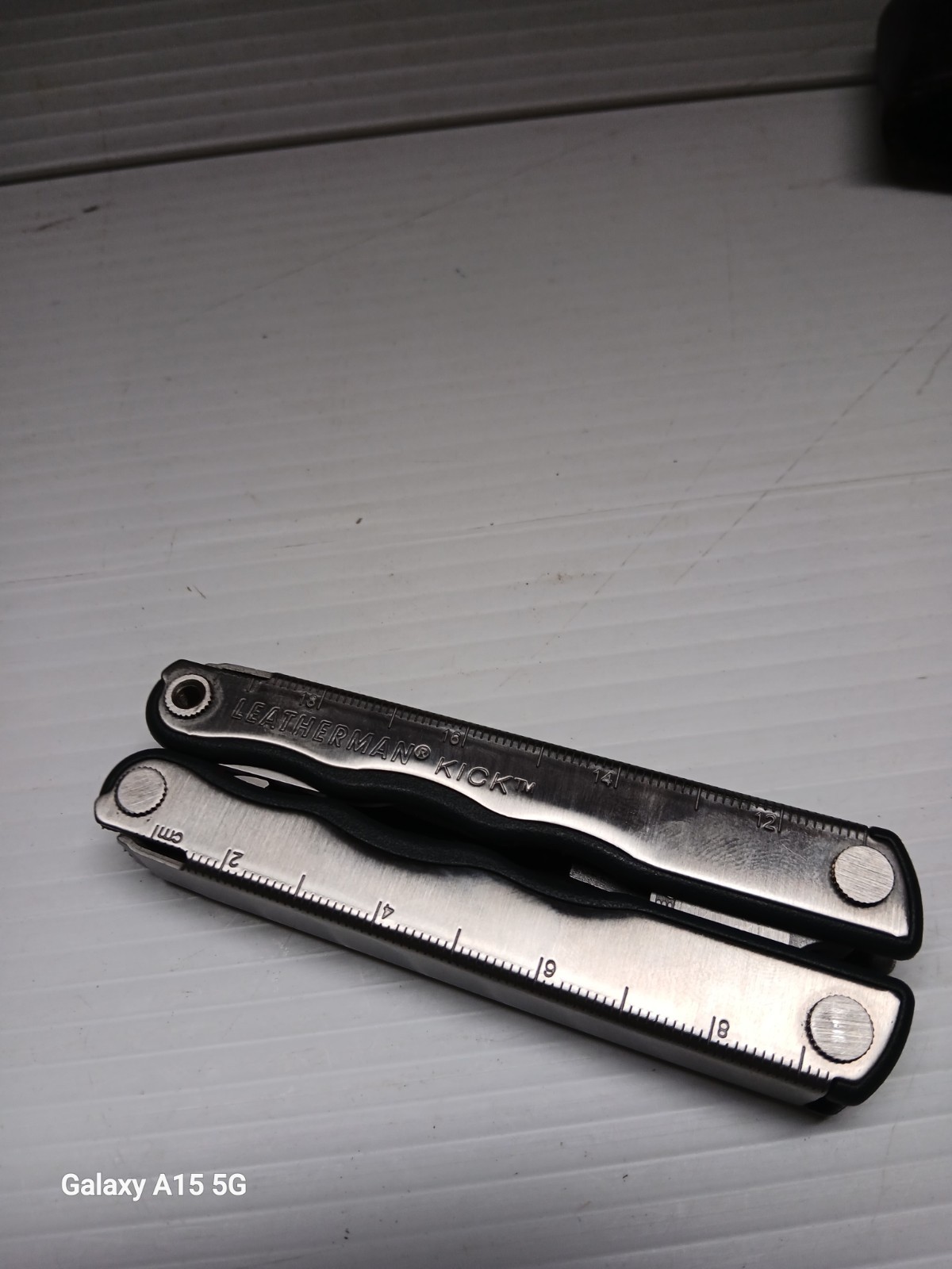 Leatherman “KICK” Multi-Tool W/ Original Leather Sheaf Retired EDC