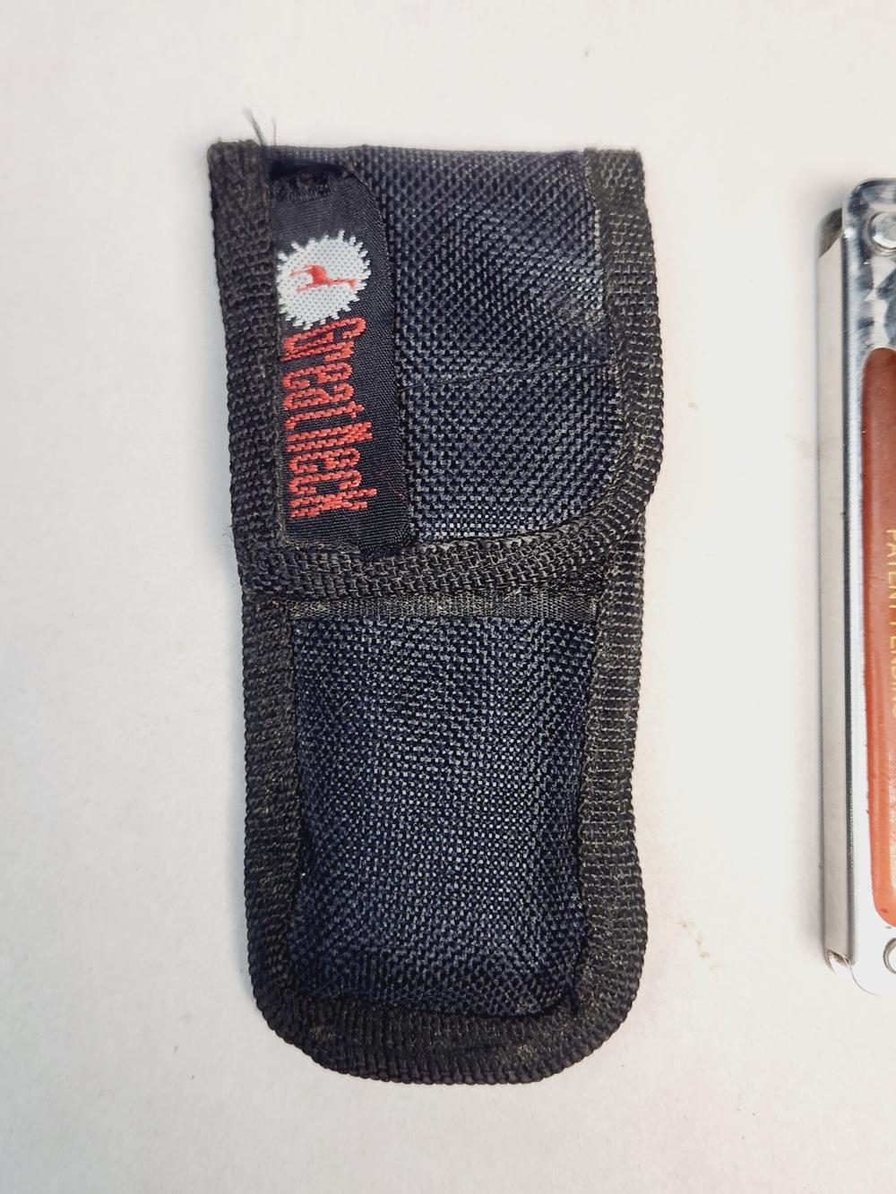 Great Neck Stainless Steel Utility Knife (12000) w/ Fabric Case – Vintage