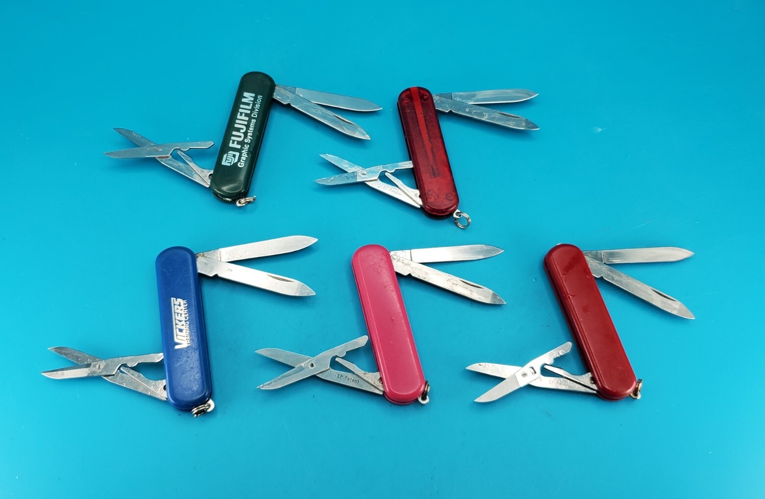 Lot of 5 Wenger Esquire Swiss Army Knife Multi Tools!
